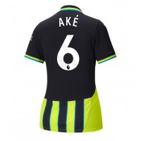 Manchester City Nathan Ake #6 Gostujuci Dres za Ženska 2024-25 Kratak Rukav